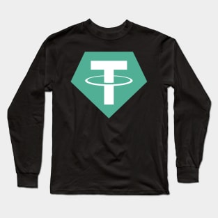 tether usdt coin Crypto coin Crytopcurrency Long Sleeve T-Shirt